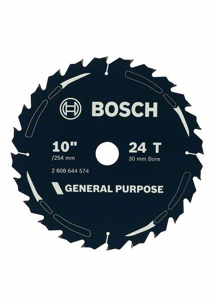 BOSCH WOOD SAW BLADE 10'' X 30/1''/25 X 24 TEETH 